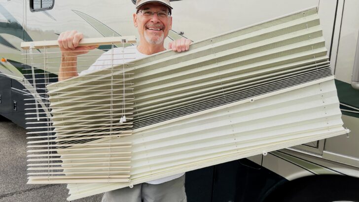 RV Replacement Blinds: Pleated Shades Suck! Roller Blinds Rule!