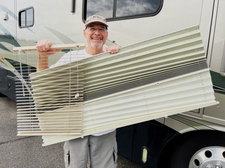 RV Replacement Blinds: Pleated Shades Suck & Roller Blinds Rule!