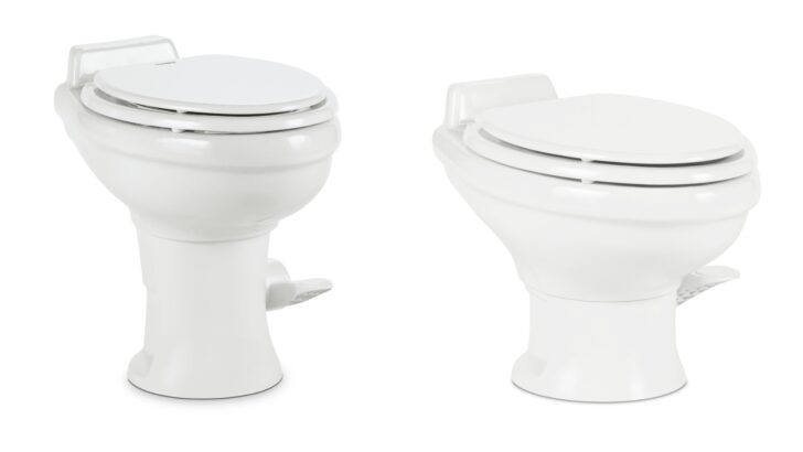 Two Dometic 320 series RV toilets