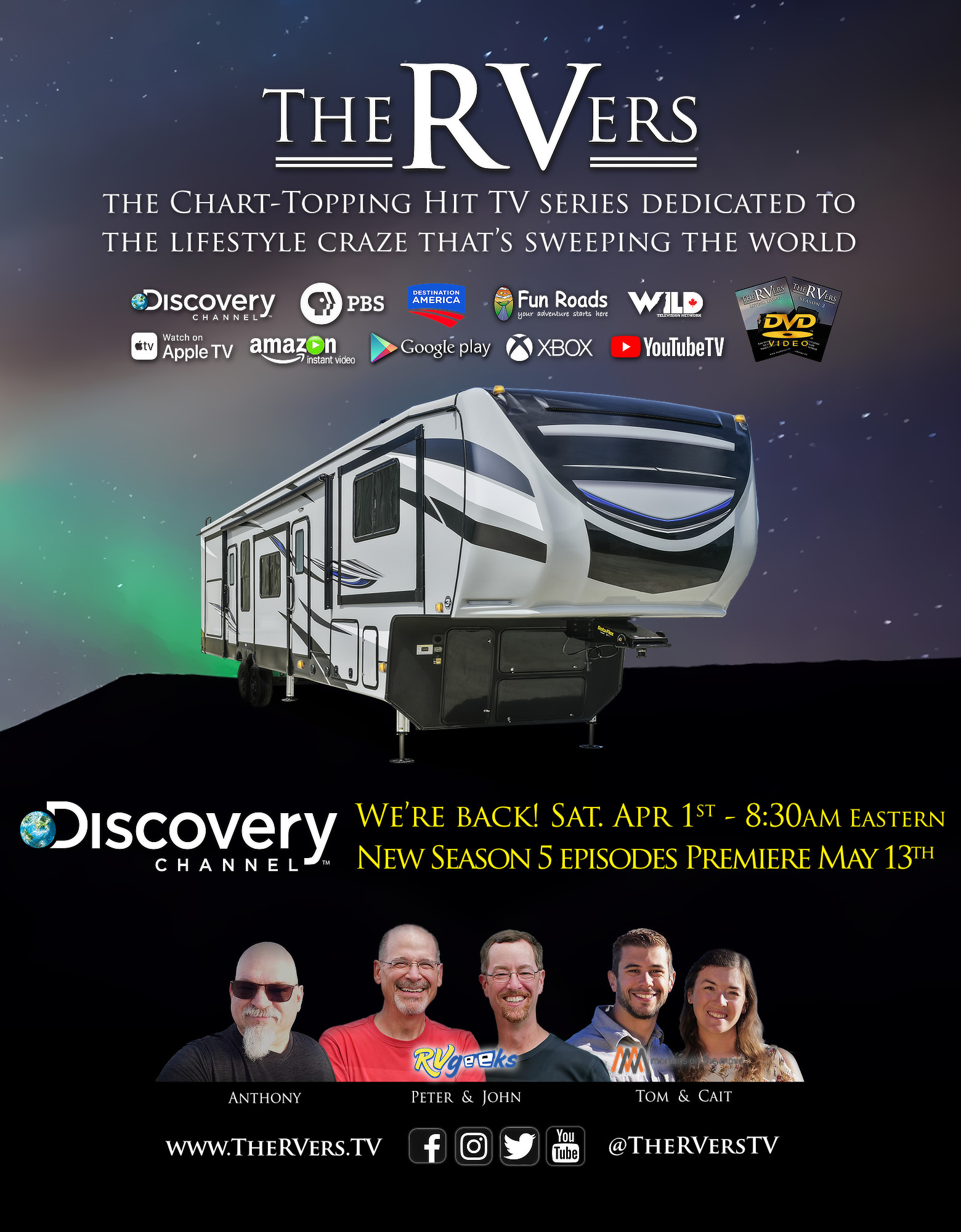 The RVers TV Show Season 5 Premiere Announcement Poster