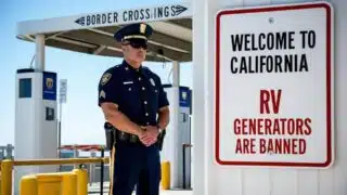 Feratured image for the California RV generator ban article