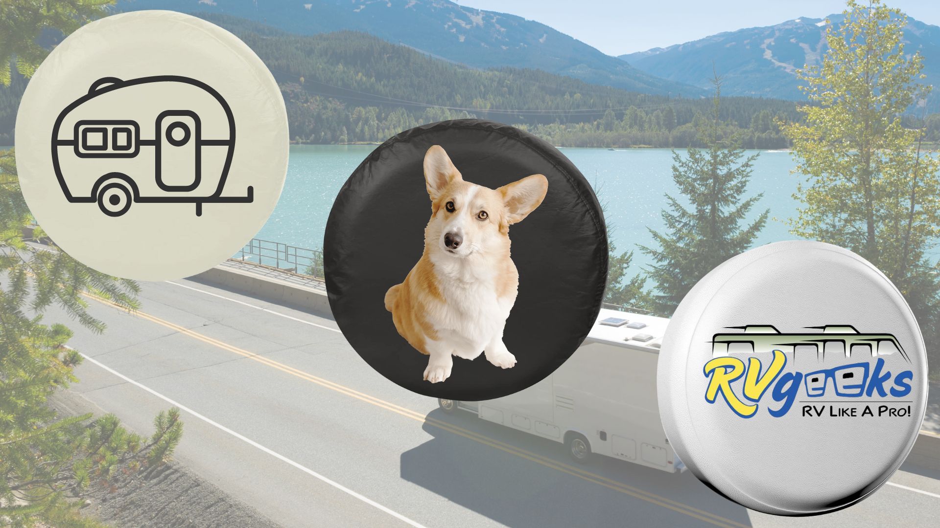 An RV Spare Tire Cover: Protection & Personality