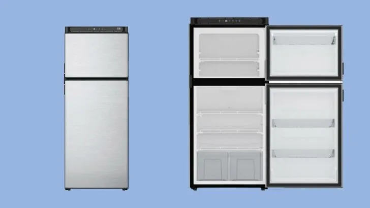 An 8 cu. ft. 12V DC Norcold RV refrigerator