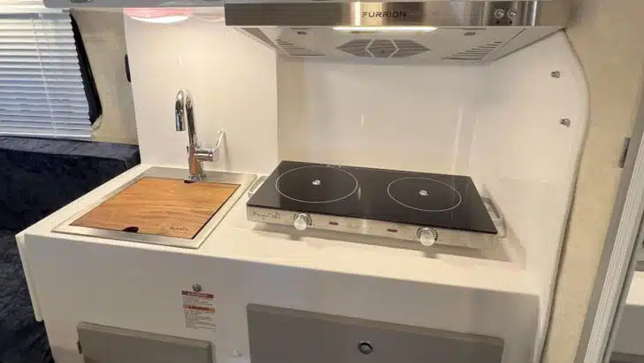 The Patriot's portable induction cooktop