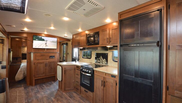Interior view of a Back Country Series RV