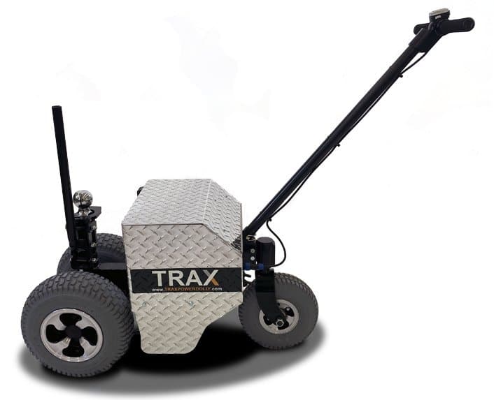 A TRAX electric trailer dolly