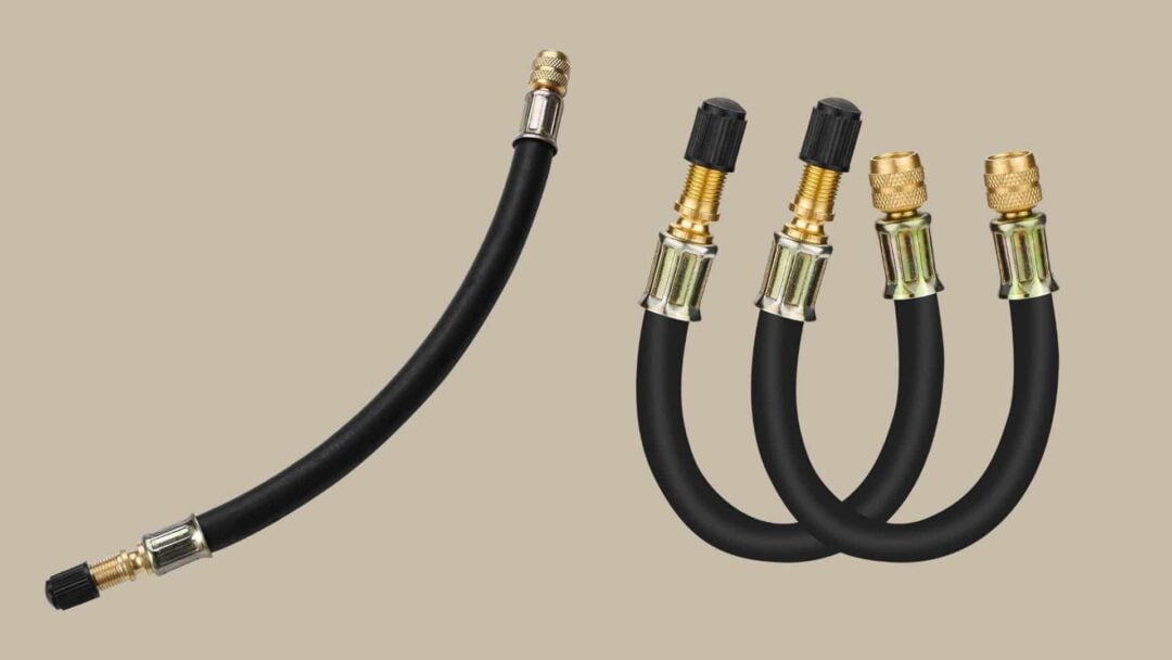 RV Valve Stem Extenders Make It Easy to Check Pressures