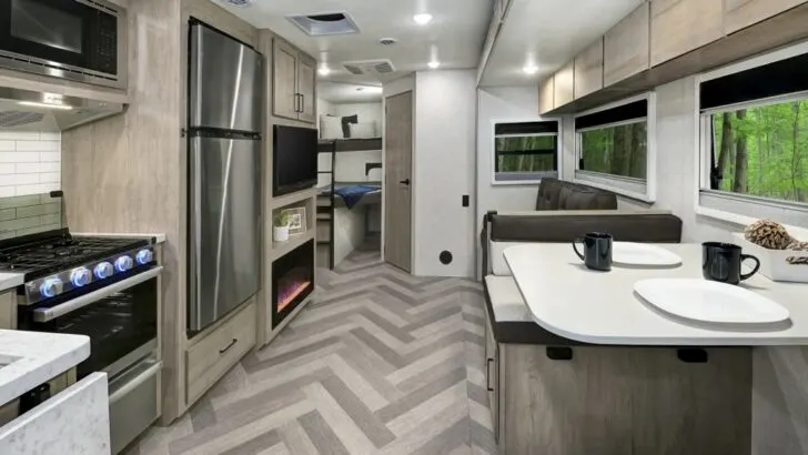 An interior shot of one of Ember RV's Touring Edition units