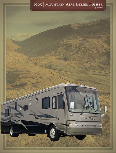 Cover of the 2005 Newmar Mountain Aire Diesel Pusher brochure