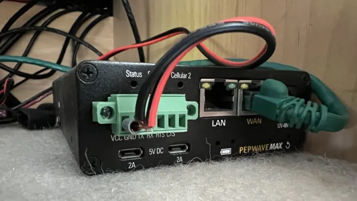 Our PepWave MAX Transit DUO Router