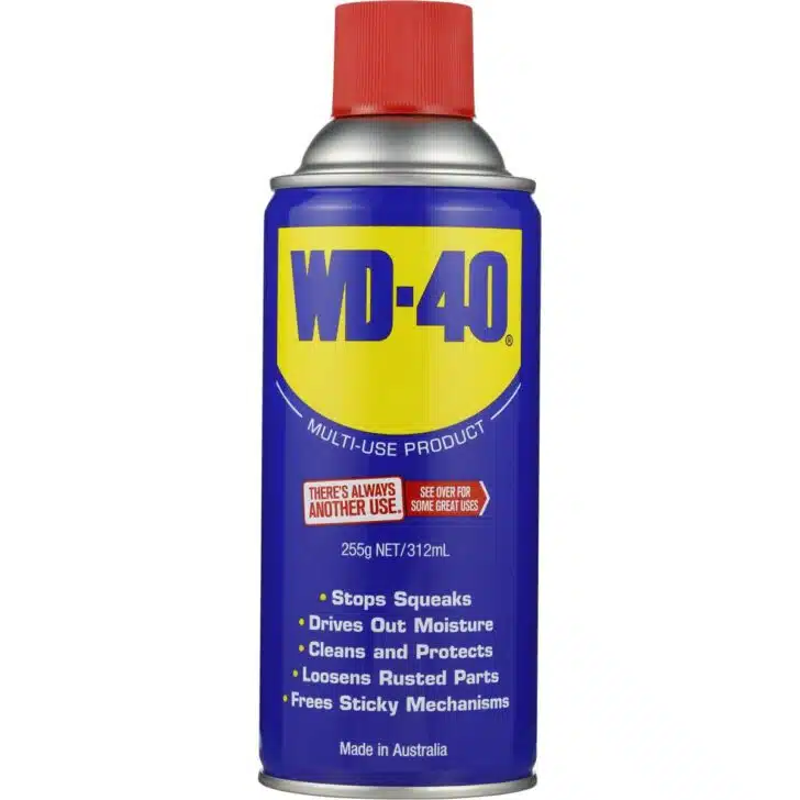 A can of the popular lubricant, WD-40
