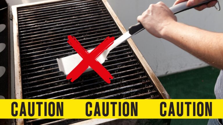 Don’t Die From Grill Brush Bristles! Use This Instead!