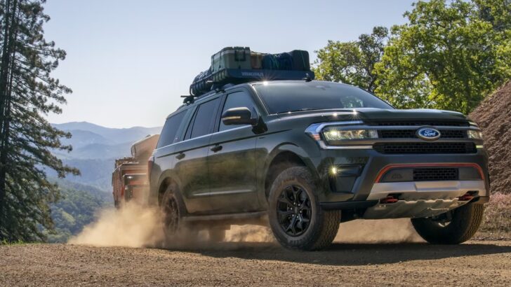 A 2024 Ford Expedition Timberline is one of the best SUVs for towing.