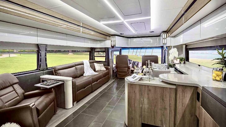 Why are RV interiors so ugly when a Winnebago Horizon can look like this?