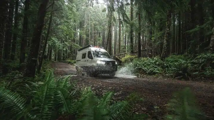 A Tiffin GH1 Class B motorhome