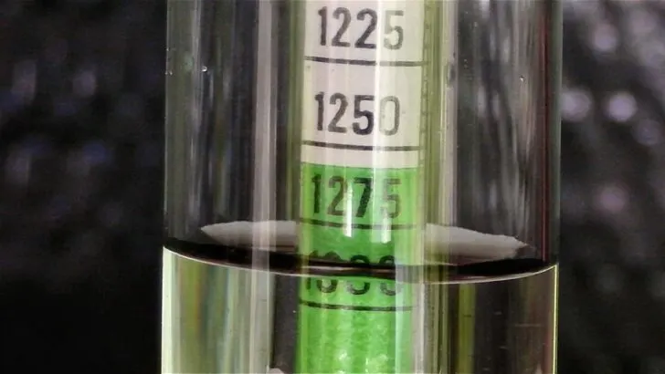 Learning how to maintain flooded lead acid batteries requires a good quality battery hydrometer