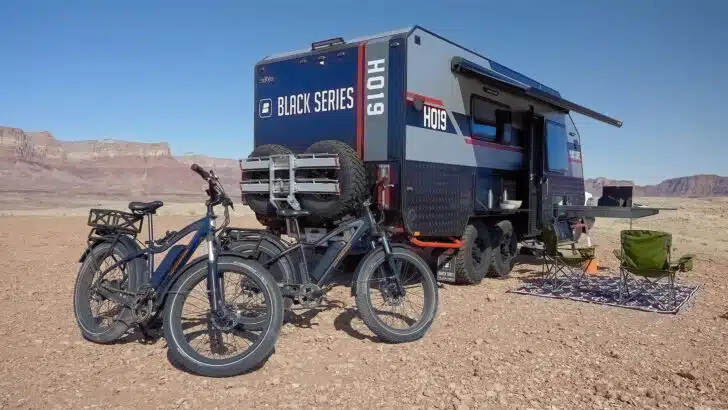 Our camping setup at Marble Canyon