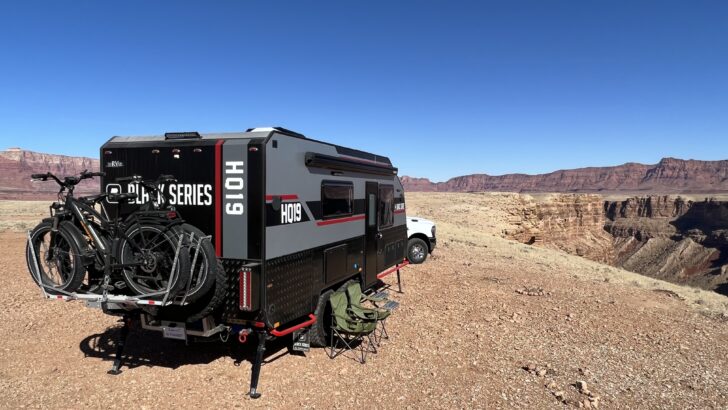A Black Series HQ19 camping setup